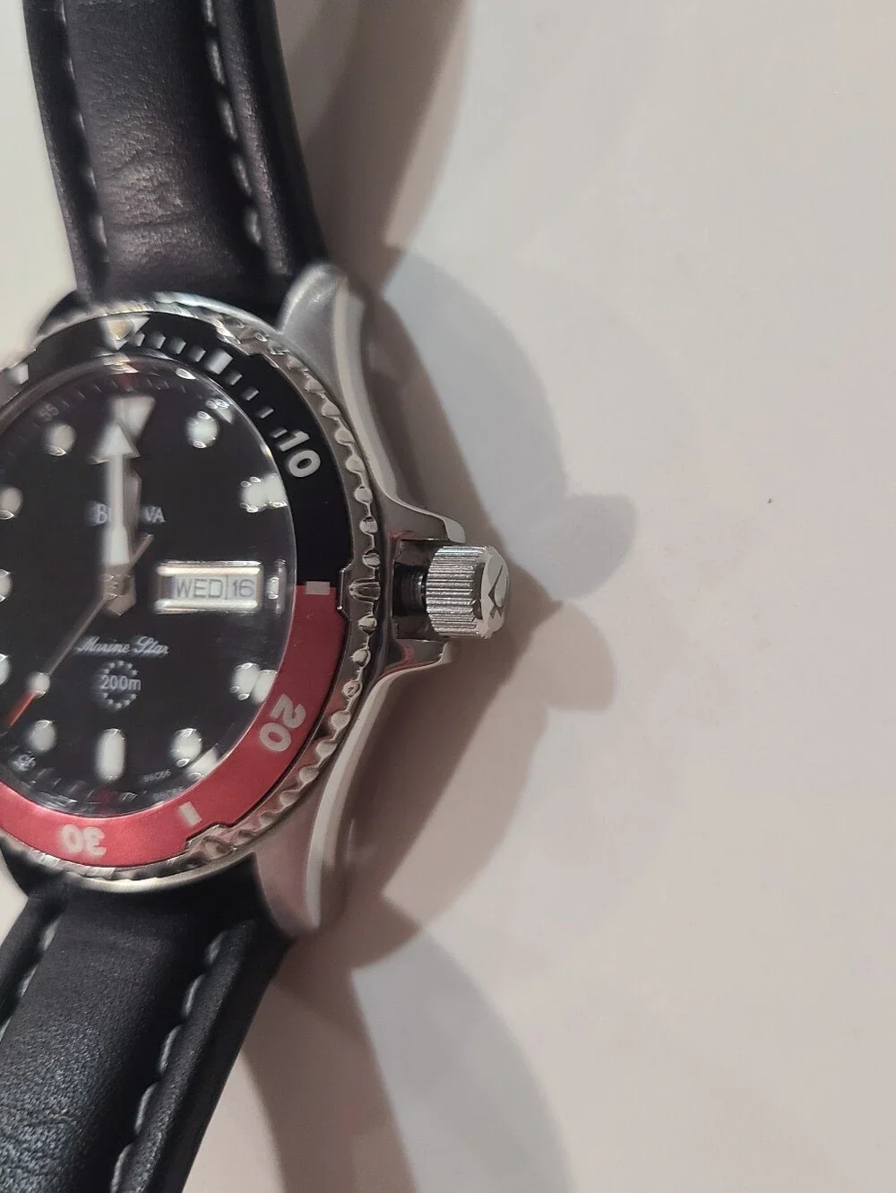 EUC BULOVA MARINE STAR WRIST WATCH 98C66